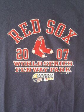 T Shirt 2007 World Series MLB Boston Red Sox Fenway Park Size XL Extra Large